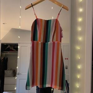 URBAN OUTFITTERS MULTICOLOR STRIPED MINI DRESS